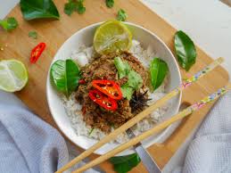 Beef Rendang with Rice